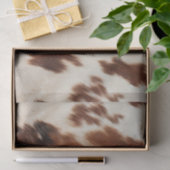 Bruin Zwart Wit Koeienhuid Tissuepapier (Geschenk)