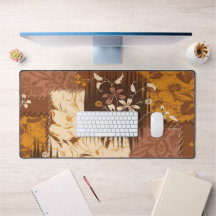 Bruin Zwart Wit Kubus Bloemen