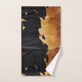 Bruin Zwart Zuidwest Koeienhuid Bad Handdoek (Handdoek)