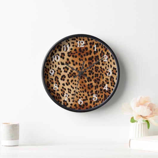 Bruin zwarte leopard-printer (Huis)