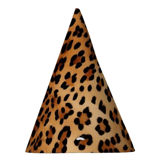 Bruin zwarte leopard-printer feesthoedjes (Rechts)