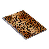Bruin zwarte leopard-printer notitieboek (Rechterzijde)