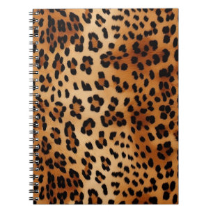 Bruin zwarte leopard-printer notitieboek