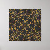 Bruin zwarte luipaard Afdrukken Moderne Cirkel Wea (Voorkant)