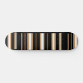 Bruin zwarte striptekening persoonlijk skateboard (Horizontaal)