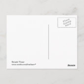 Bruin Zwitsers kalf Briefkaart (Achterkant)