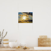 Bruinbaar Psalm 119:11 sunset poster (Keuken)