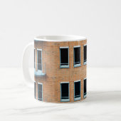 Bruinbakstenen wandbouw koffiemok (Voorkant links)