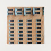 Bruinbakstenen wandbouw wandkleed (Voorkant (horizontaal))