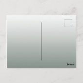 Bruinbruinbloemigen uitnodiging voor bruiloft (Achterkant)