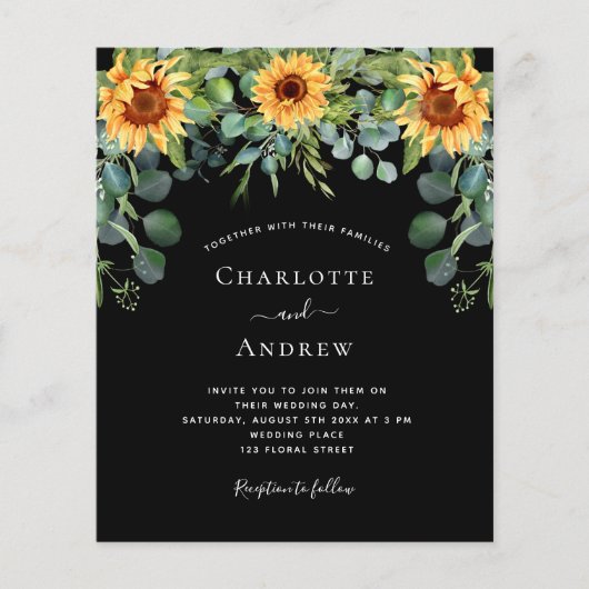 Bruinbruinzonnebloemen eucalyptuszwart (Voorkant)