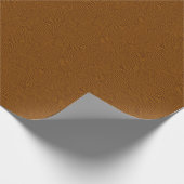 Bruine 3D-verlichting Cadeaupapier (Hoek)