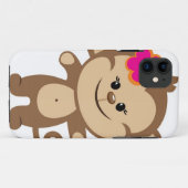 Bruine aap iPhone 5-telefoontas Case-Mate iPhone Case (Achterkant (horizontaal))