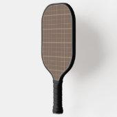 Bruine Aardetint Windowpane Rut Pickleball Paddle (Links)