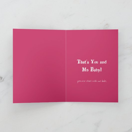 Bruine aardetinten Abstracte kunst Red Heart werve Feestdagen Kaart (Binnen)