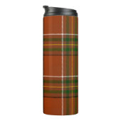 Bruine aardse kariertartan thermosbeker (Geroteerd rechts)