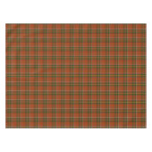 Bruine aardse karotartaan tafelkleed (Voorkant (Horizontaal))