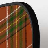 Bruine aardse plaid tartan  pickleball paddle (Links Detail)