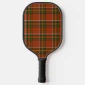 Bruine aardse plaid tartan  pickleball paddle (Achterkant)