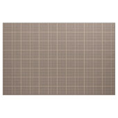 Bruine Aardtint Windowpane Check Stof (Yard (91,4 cm))