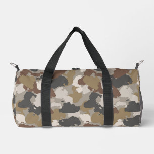 Bruine Aardtinten Militair Camouflage Plunjezak