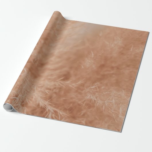 Bruine achtergrond cadeaupapier (Uitgerold)