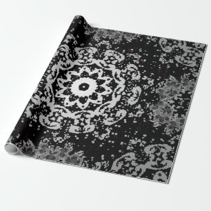 Bruine achtergrond. Doodle background in met Cadeaupapier