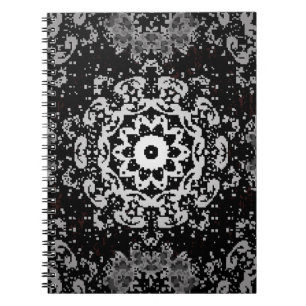 Bruine achtergrond. Doodle background in  met Notitieboek