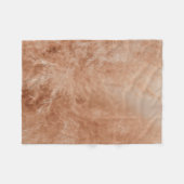 Bruine achtergrond fleece deken (Voorkant (Horizontaal))