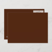 Bruine achtergrond op Briefkaart (Voorkant / Achterkant)