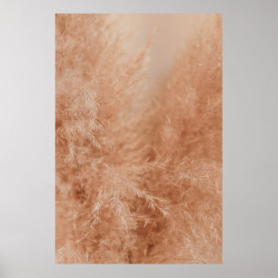 Bruine achtergrond poster