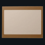 Bruine achtergrondkleur die u kunt aanpassen notitieblok<br><div class="desc">Dit douaneproduct is beschikbaar in een bruin decor voor uzelf of als geschenk zeker om een indruk in alle gelegenheden te maken. Klik op de knop "Aanpassen!" of klik op de link die u op deze productpagina vindt om een set gebruiksvriendelijke ontwerpgereedschappen weer te geven om dit product aan te...</div>