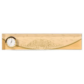 Bruine achtergrondplaat naambordje (Voorkant)