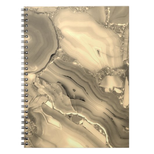 Bruine agaat notitieboek (Voorkant)