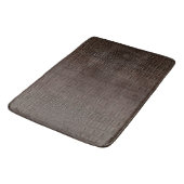 Bruine Alligator Huid Print Badmat (Gekanteld)