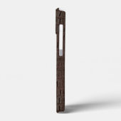 Bruine Alligator Huid Print Case-Mate iPhone Case (Achterkant / Links)