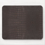 Bruine alligator textuur print muismat (Voorkant)