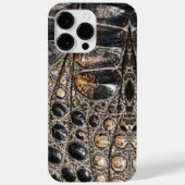 Bruine Amerikaanse Alligator Huid Textuur Case-Mate iPhone Case (Achterkant)
