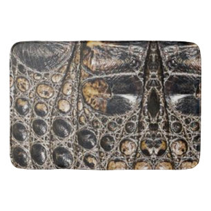 Bruine Amerikaanse alligator huidtextuur Badmat