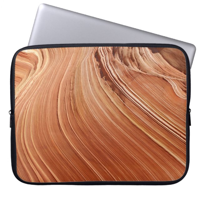Bruine antilope laptop sleeve (Voorkant)