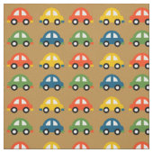 Bruine auto's stof (Swatch)