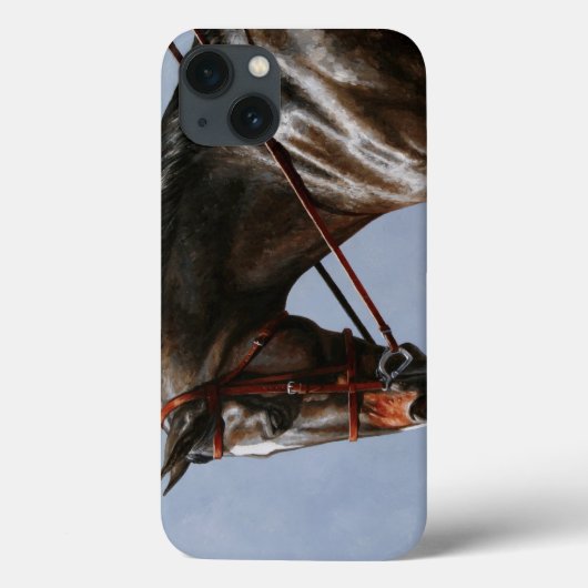 Bruine Baai Oldenburg Paardenportret Case-Mate iPhone Case (Achterkant)