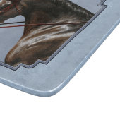 Bruine Baai Oldenburg Paardenportret Snijplank (Hoek)
