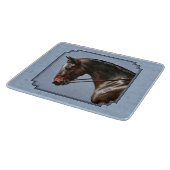 Bruine Baai Oldenburg Paardenportret Snijplank (Hoek)