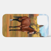 Bruine baai Quarter Horse Stallion Case-Mate iPhone Case (Achterkant (horizontaal))