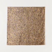 Bruine baksteen wandkleed (Voorkant (horizontaal))