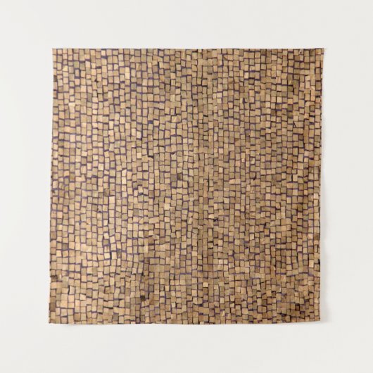 Bruine baksteen wandkleed (Voorkant (horizontaal))