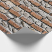 Bruine bakwand cadeaupapier (Hoek)