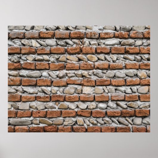 Bruine bakwand poster (Voorkant)