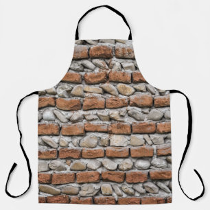Bruine bakwand schort